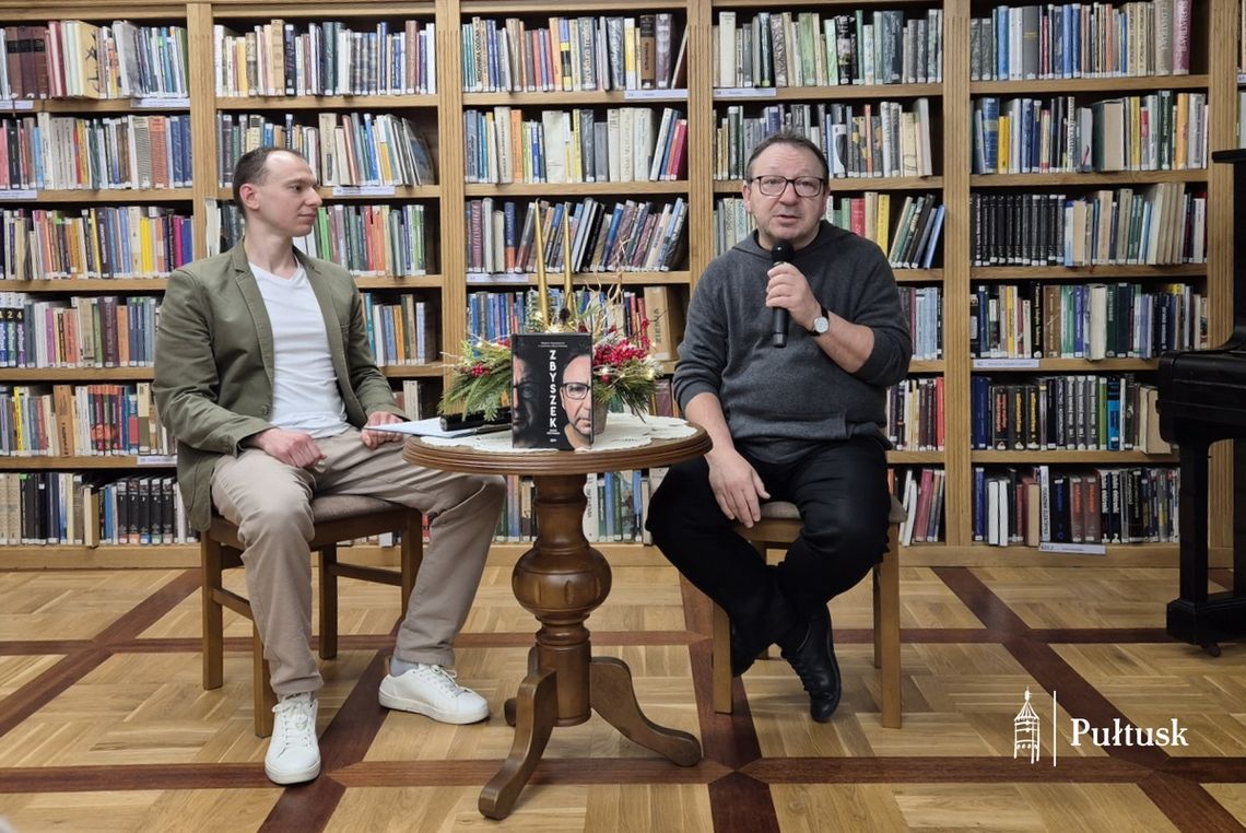 Spotkanie z mistrzem polskiego filmu i teatru w Pułtuskiej Bibliotece Publicznej Spotkanie z mistrzem polskiego filmu i teatru w Pułtuskiej Bibliotece Publicznej