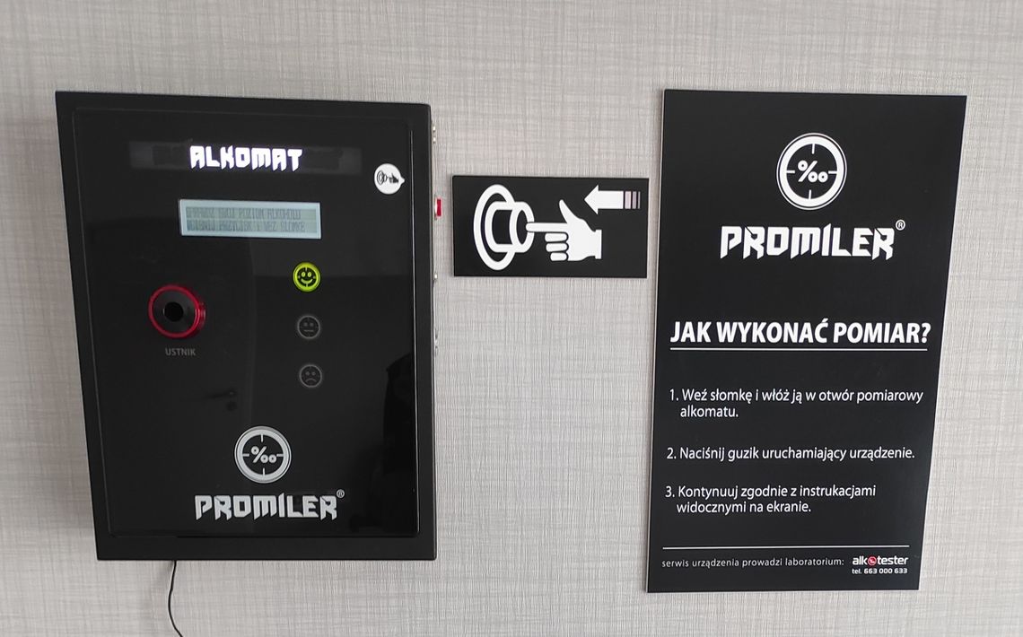 Sprawdź swoją trzeźwość zanim wsiądziesz za kierownicę!