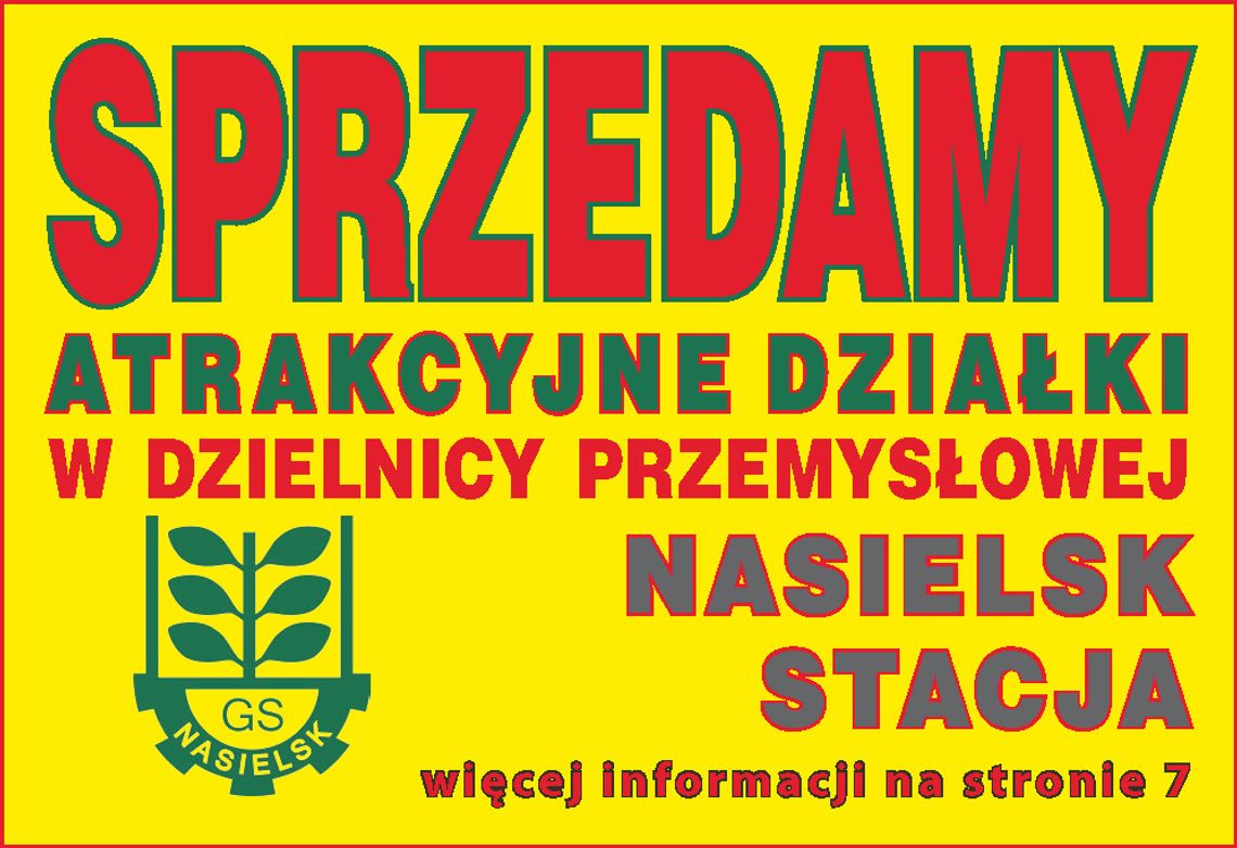 Sprzedamy atrakcyjne działki w dzielnicy przemysłowej NASIELSK STACJA