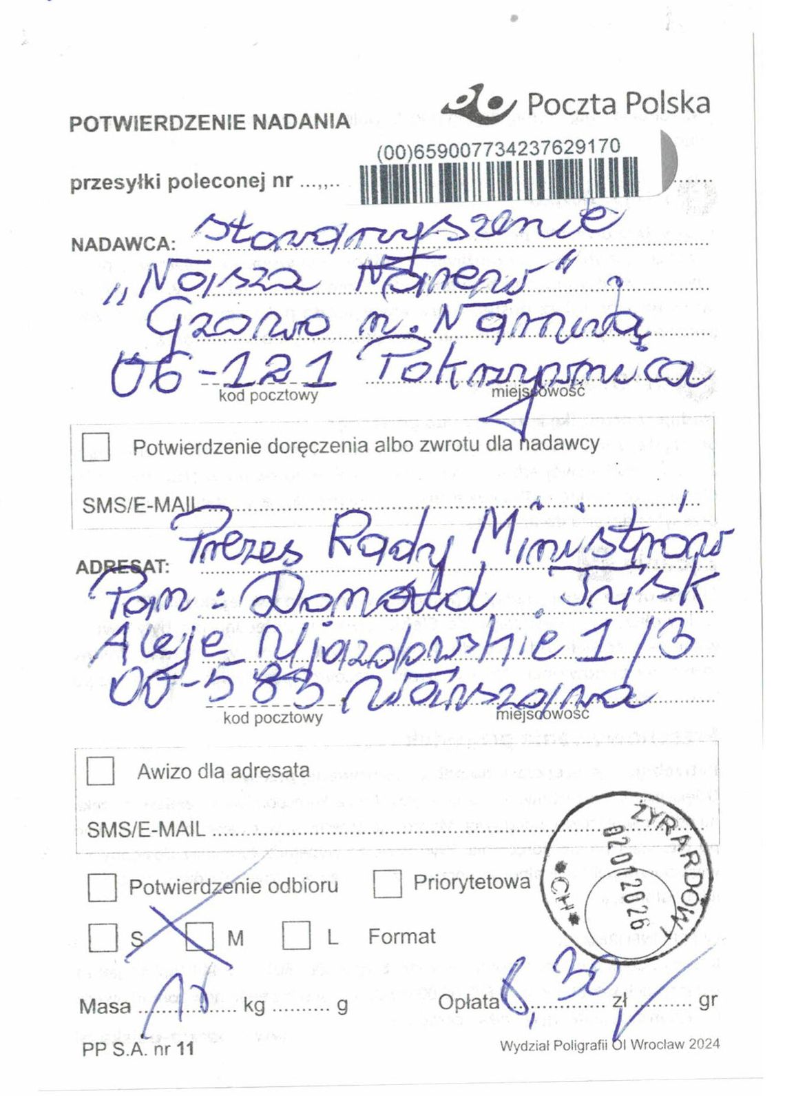 Stowarzyszenie "Nasza Narew" bije na alarm