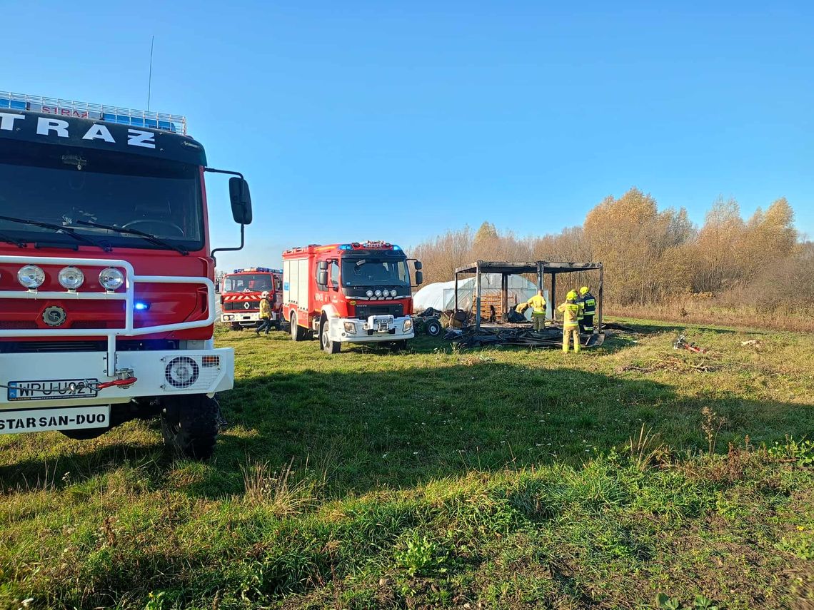 Strażacy interweniowali przy pożarach
