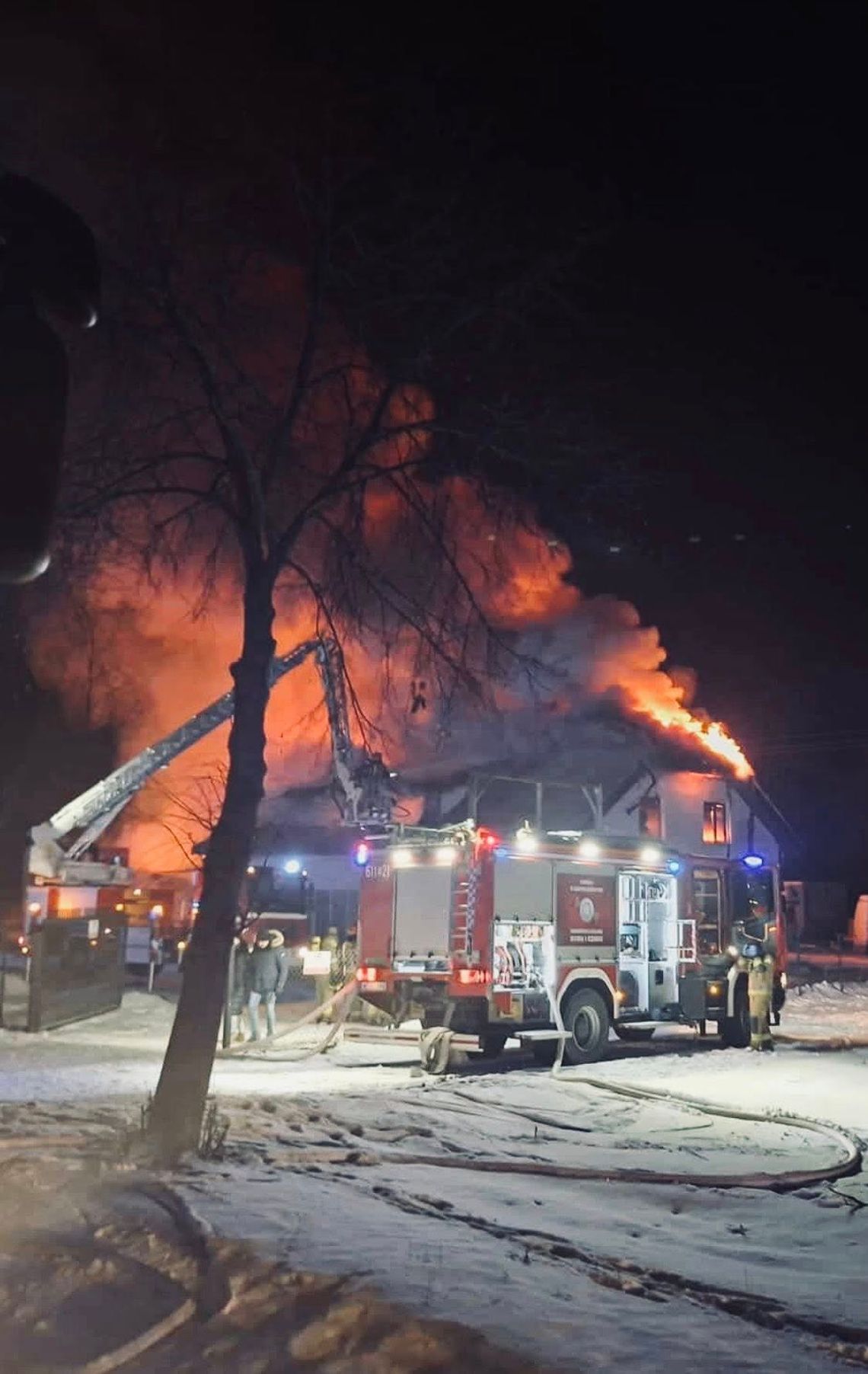 Strażacy ochotnicy zawsze na posterunku. Pomagali również w Dzierżeninie