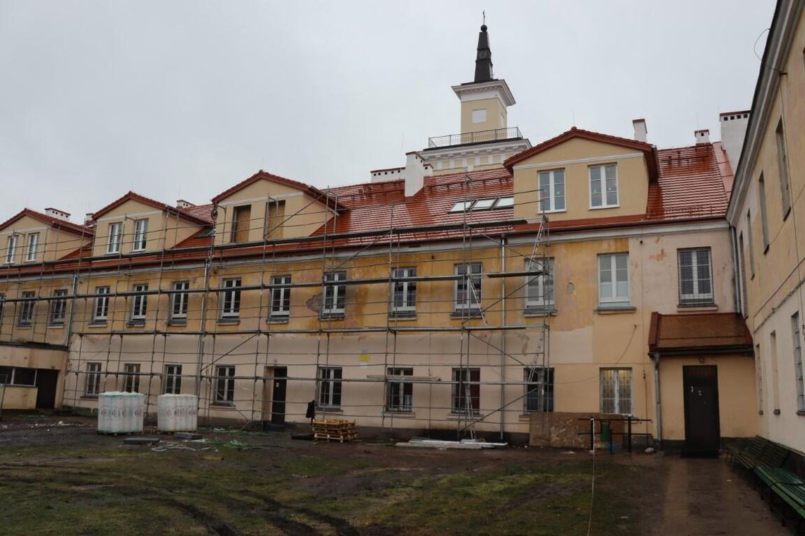 Trwa remont ZS im. B. Prusa w Pułtusku