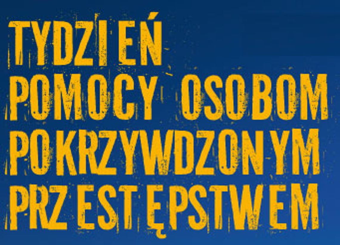 Tydzień Pomocy Osobom Pokrzywdzonym Przestępstwem
