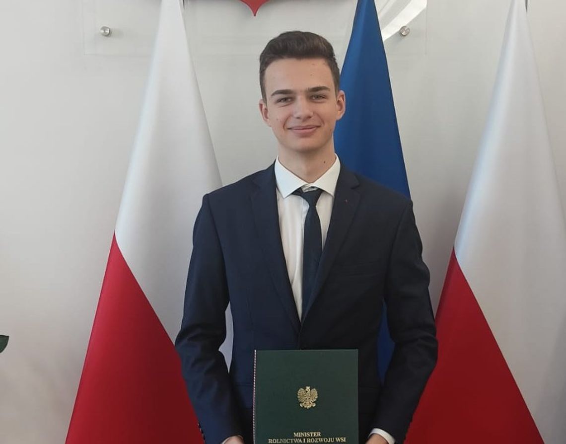 Uczeń z Golądkowa przewodniczył Radzie Młodych Rolników