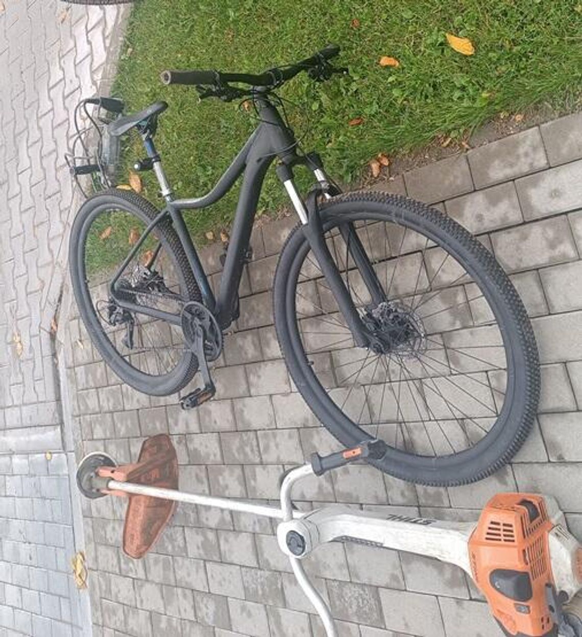 Ukradł rower i kosę spalinową