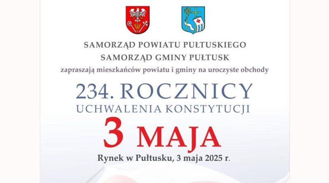 Uroczyste obchody 234. rocznicy uchwalenia Konstytucji 3 Maja