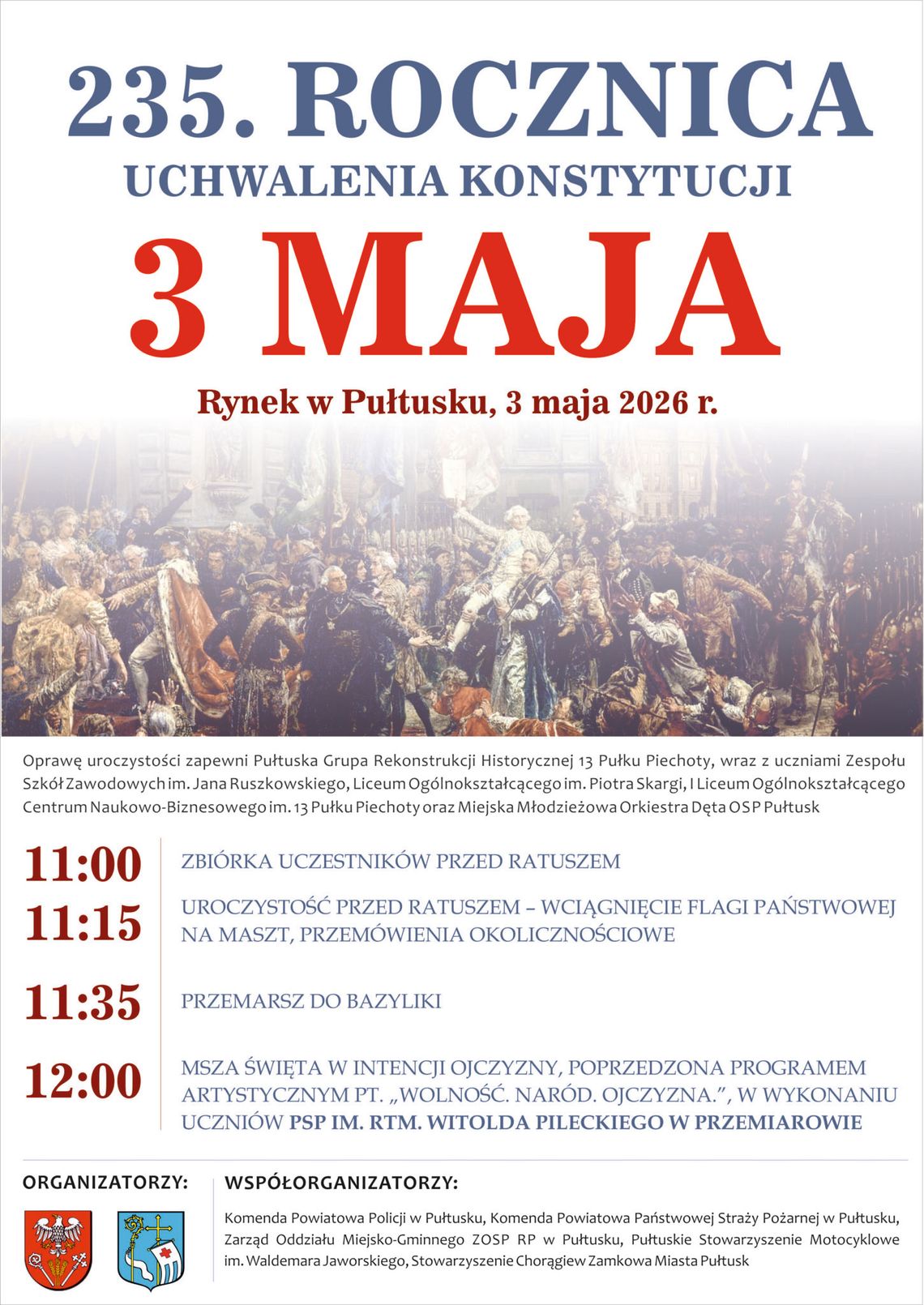 Uroczyste obchody 235. rocznicy uchwalenia Konstytucji 3 Maja