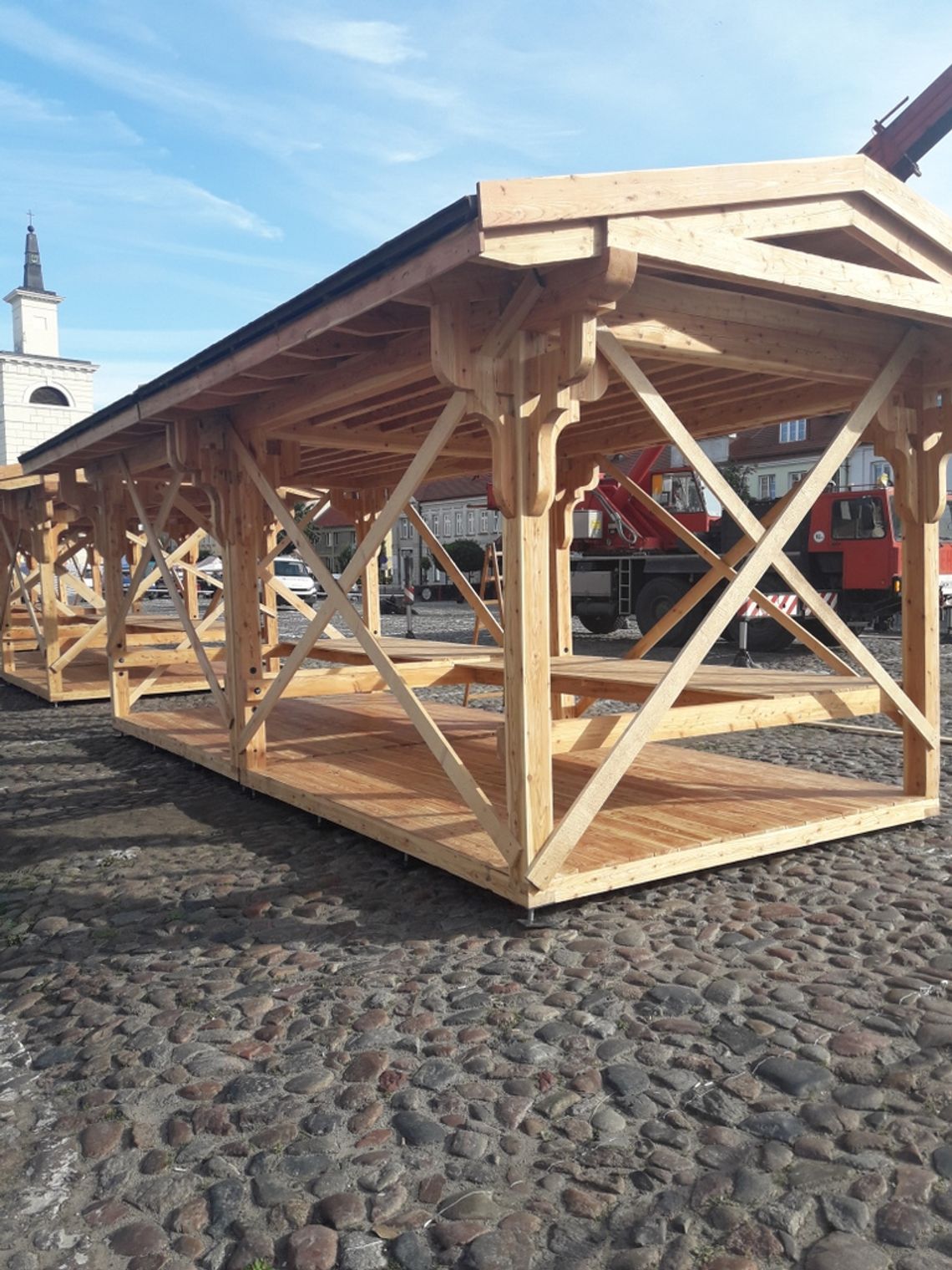Ustawiają nowe stragany