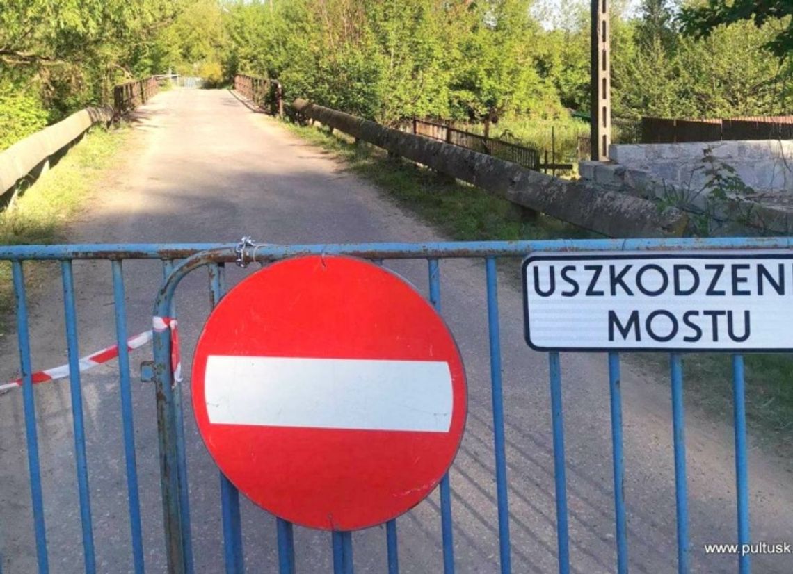 Uszkodzony most do remontu