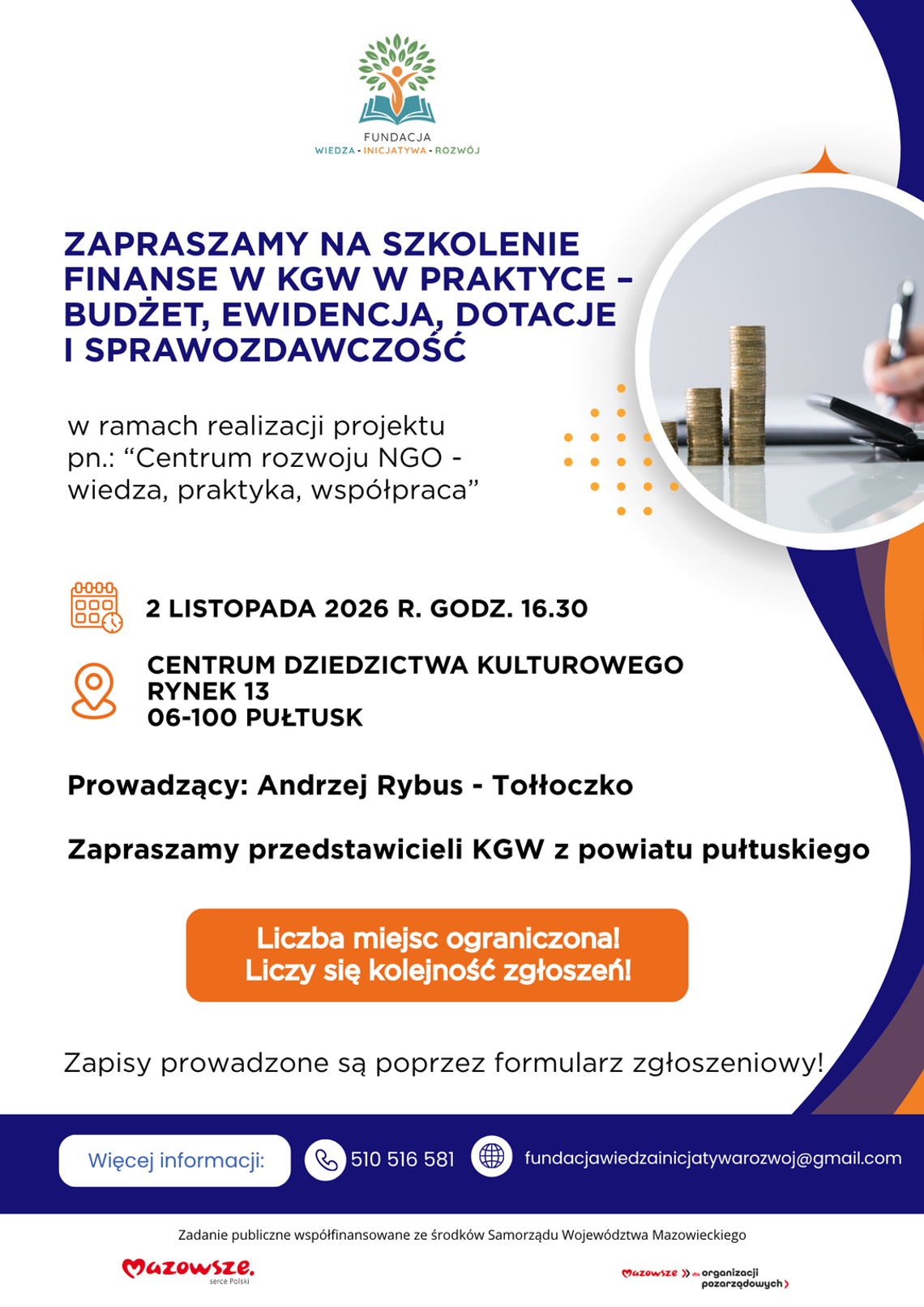 Ważne szkolenie dla kół gospodyń wiejskich