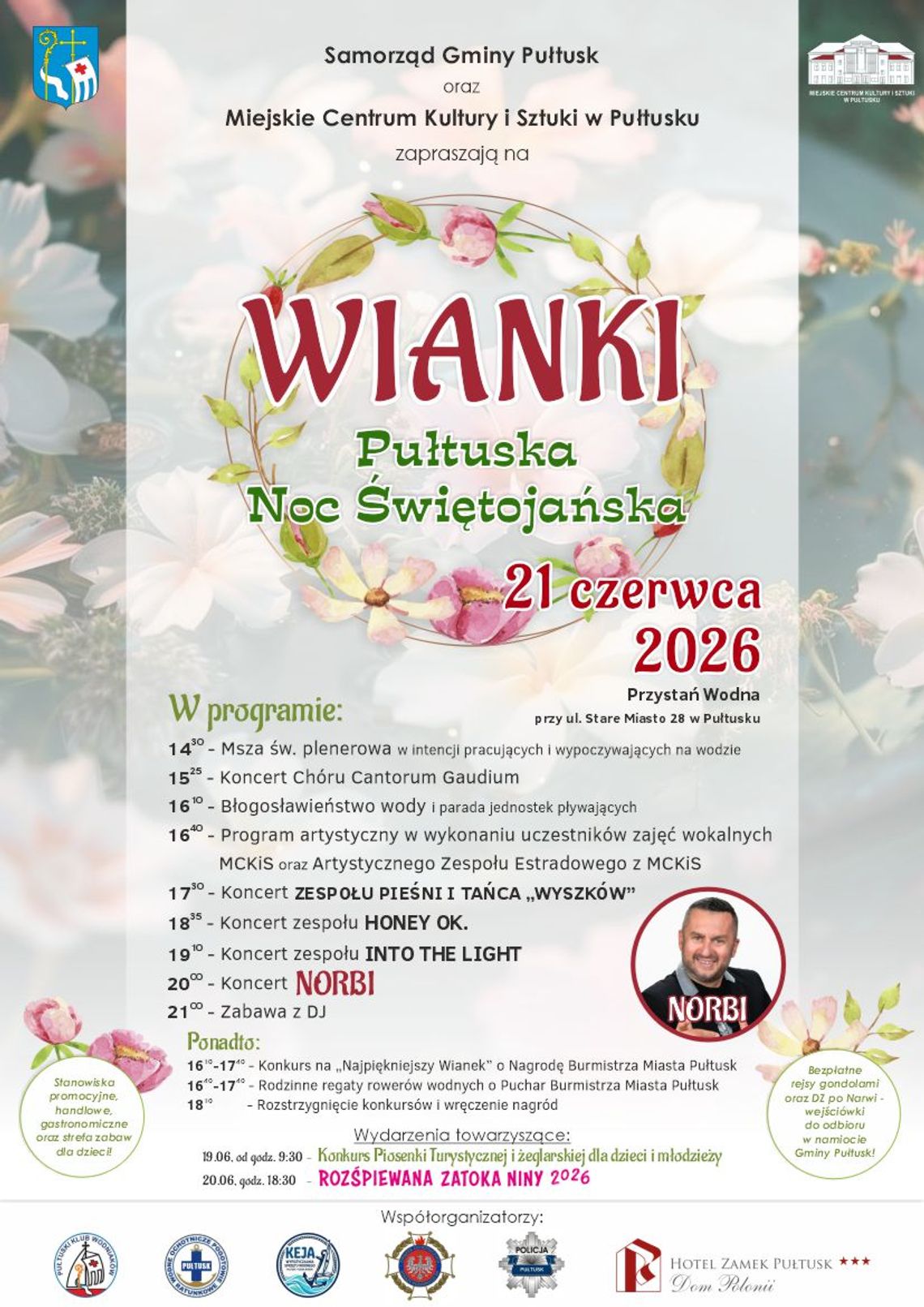 WIANKI „Pułtuska Noc Świętojańska 2026” – serdeczne zapraszamy WIANKI „Pułtuska Noc Świętojańska 2026” – serdeczne zapraszamy