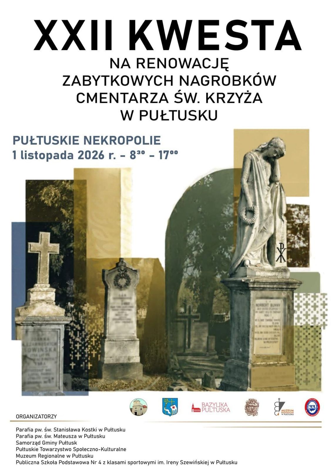 Wspólnie ratujemy zabytkowe nagrobki Cmentarza św. Krzyża Wspólnie ratujemy zabytkowe nagrobki Cmentarza św. Krzyża