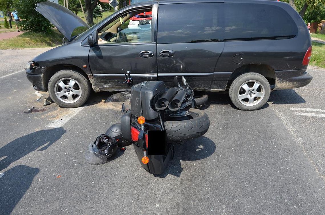 Wypadek w Dzierżeninie. Policjanci apelują o rozsądek na drodze