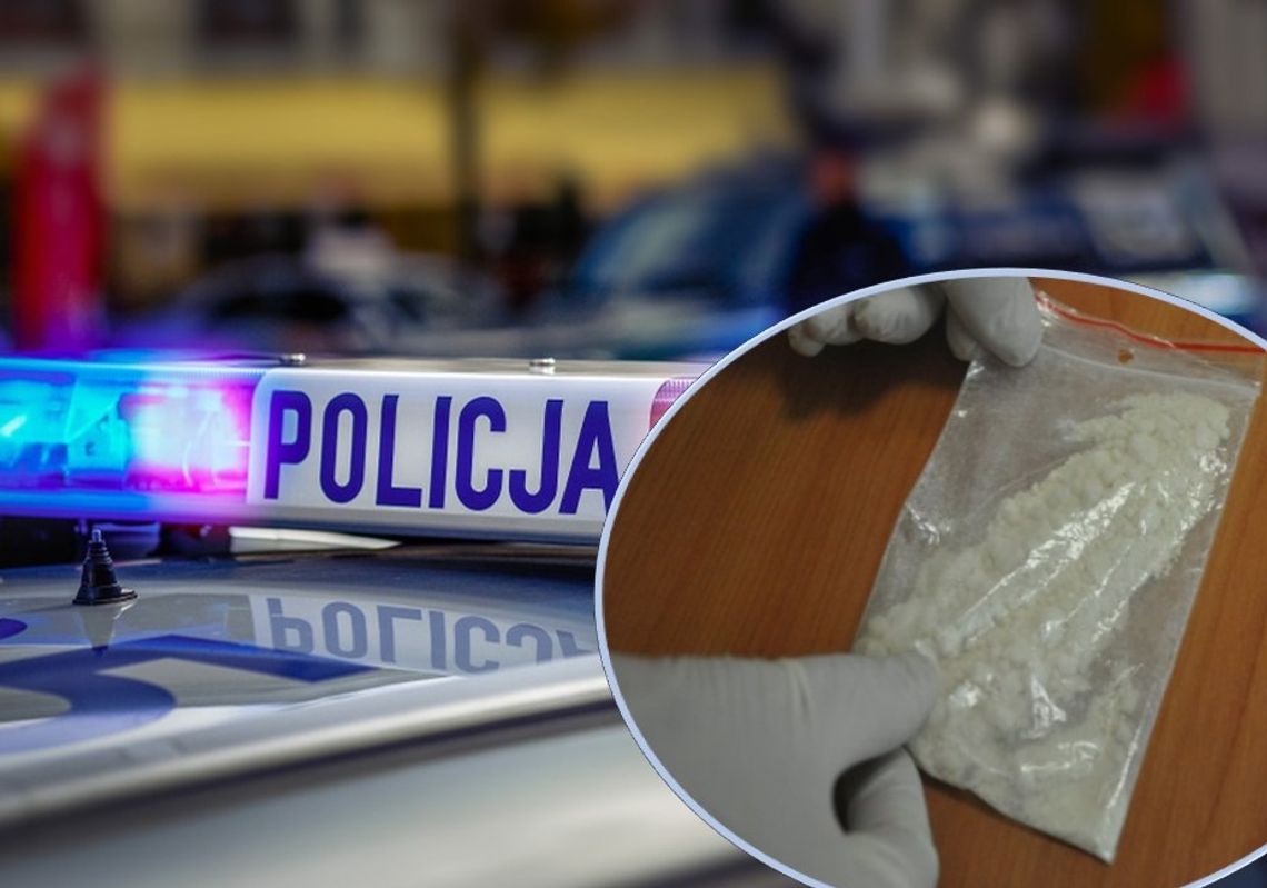 Wyrzucił amfetaminę na chodnik Wyrzucił amfetaminę na chodnik
