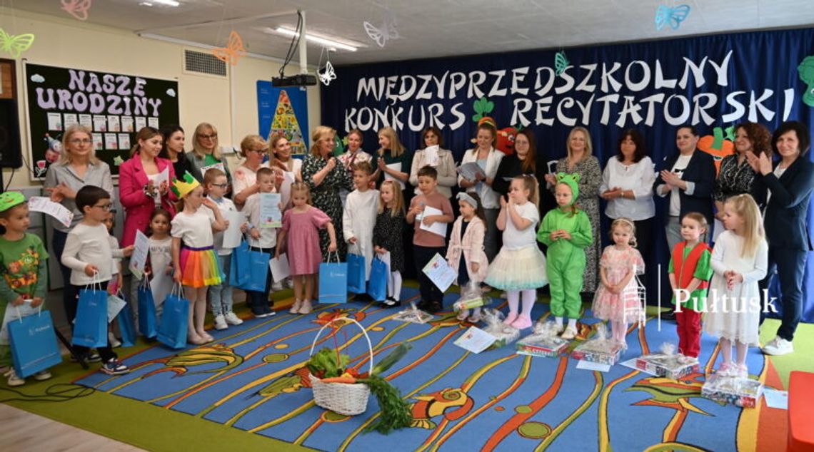 XIII Międzyprzedszkolny Konkurs Recytatorski pt. „W krainie Zdrowia” w Przedszkolu Miejskim Nr 4 z Oddziałami Integracyjnymi w Pułtusku