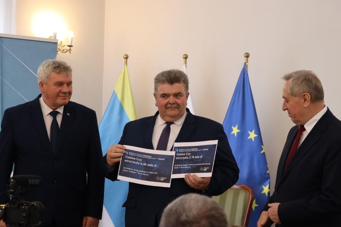 Z Polskiego Ładu na szkołę i drogi w gminie Gzy