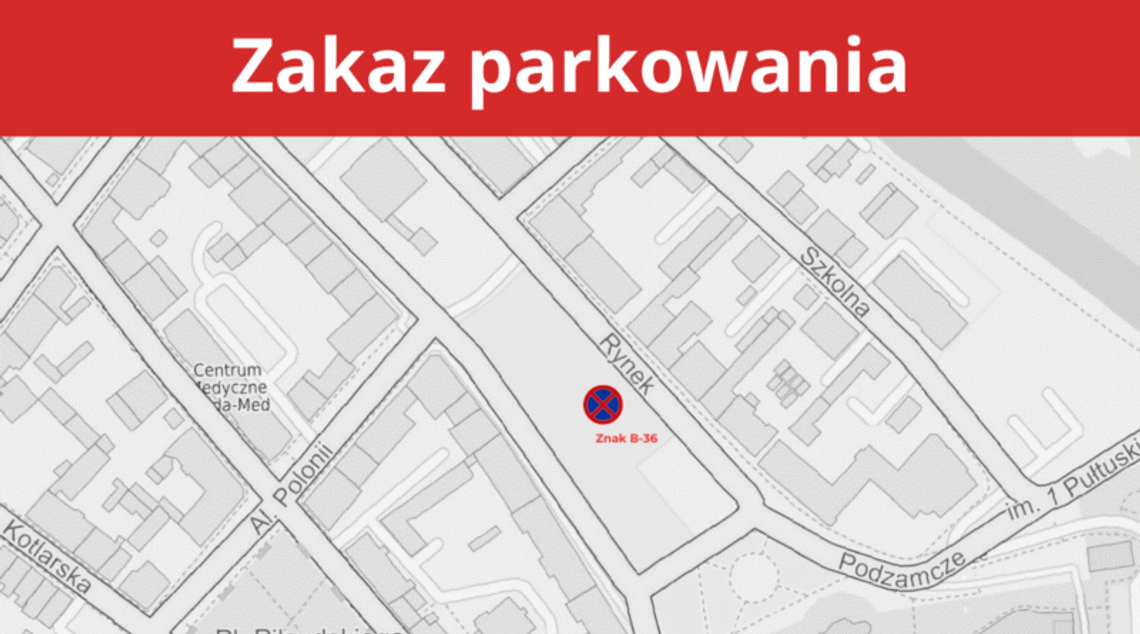 Zakaz parkowania