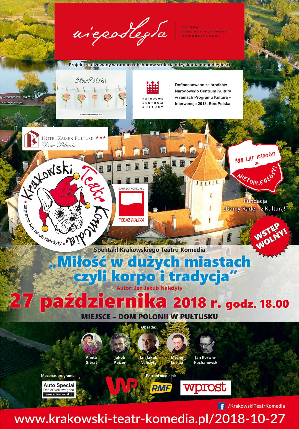 Zapraszamy do spektakl. Wstęp wolny