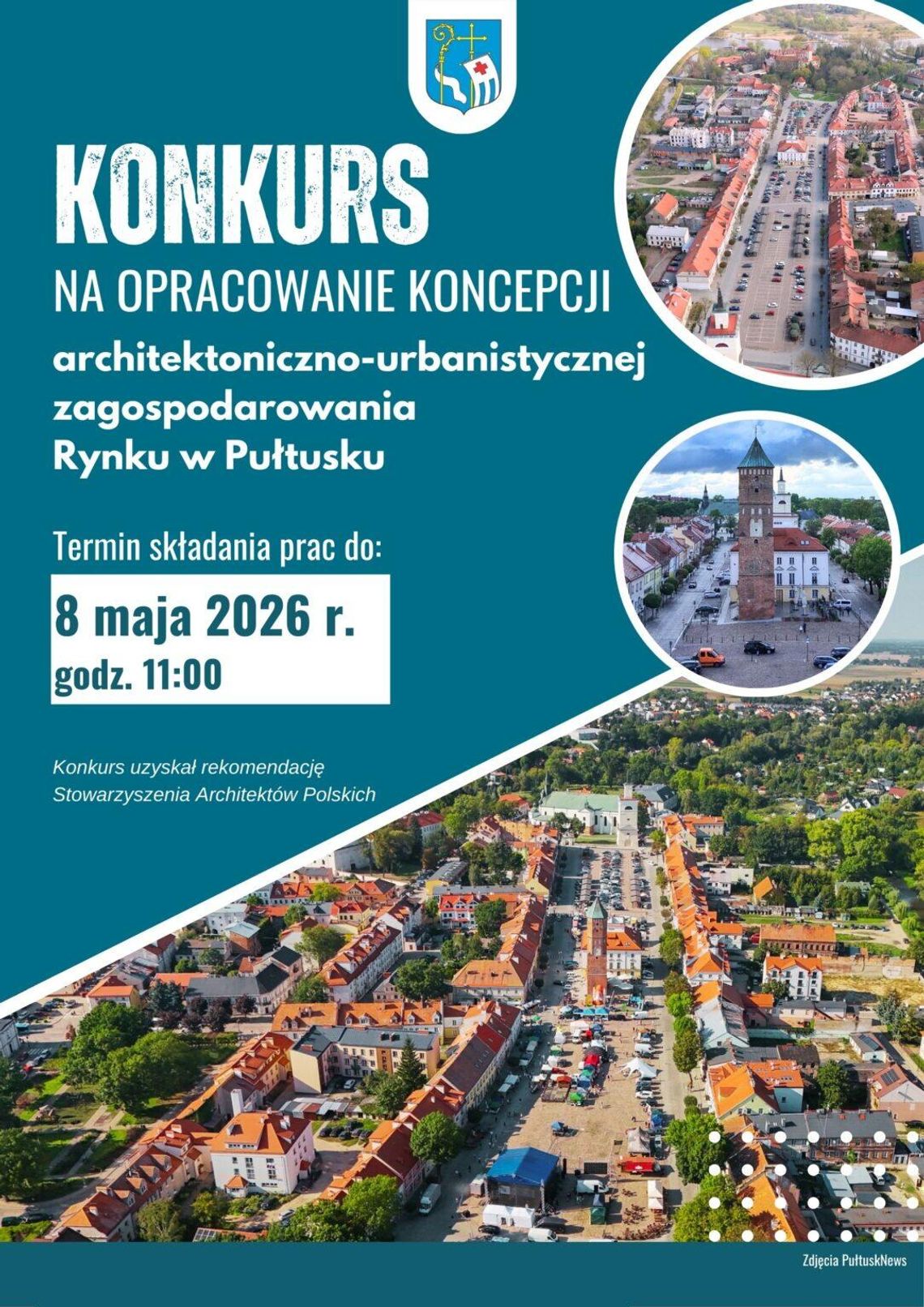 Zapraszamy do udziału w konkursie architektonicznym  na opracowanie koncepcji zagospodarowania Rynku