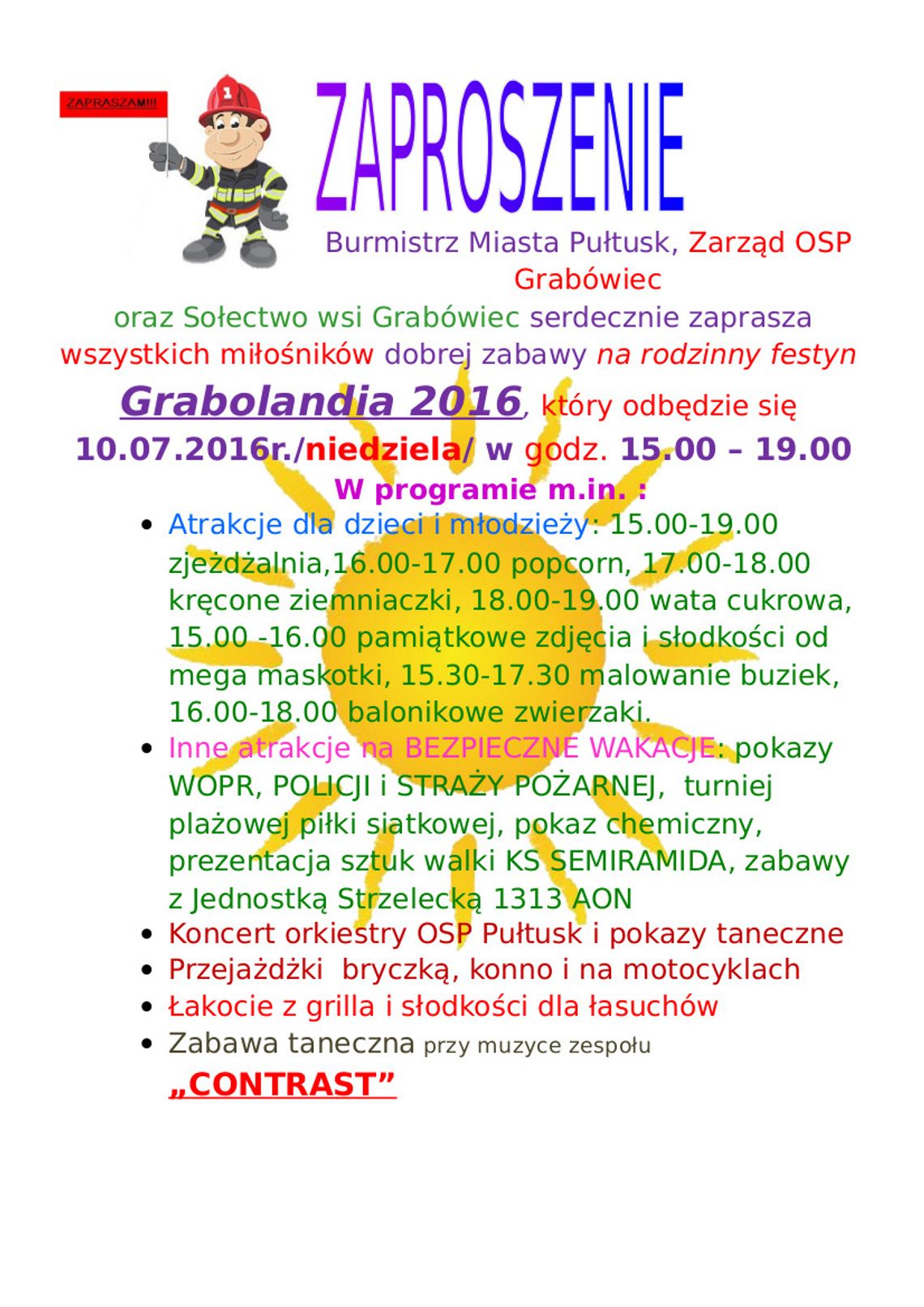 Zapraszamy na Grabolandię