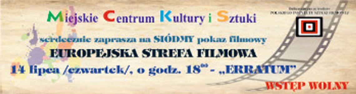 Zapraszamy na kolejny pokaz filmowy