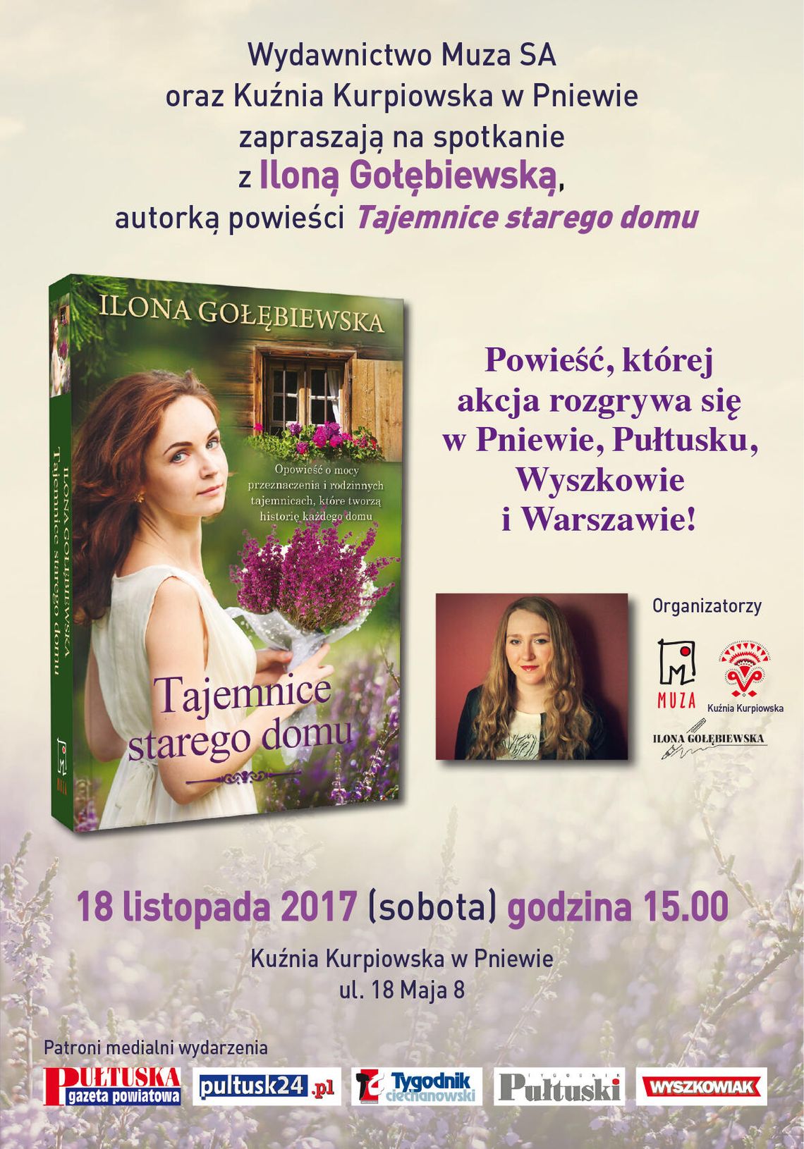 Zapraszamy na spotkanie z autorką