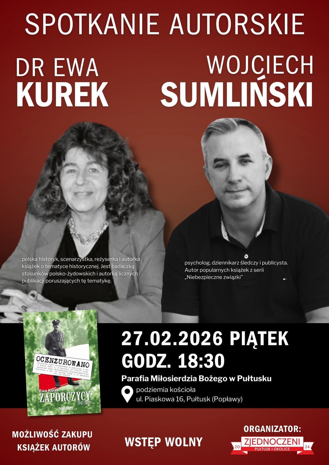 Zaproszenie na spotkanie autorskie