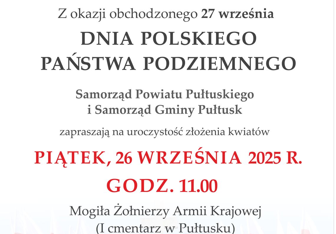 Zaproszenie na uroczystość