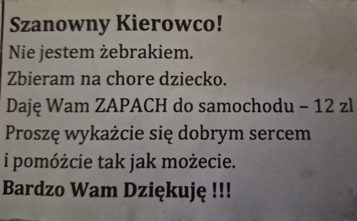Zbiórka w Karniewku. Czy też wręczano Wam taką kartkę?