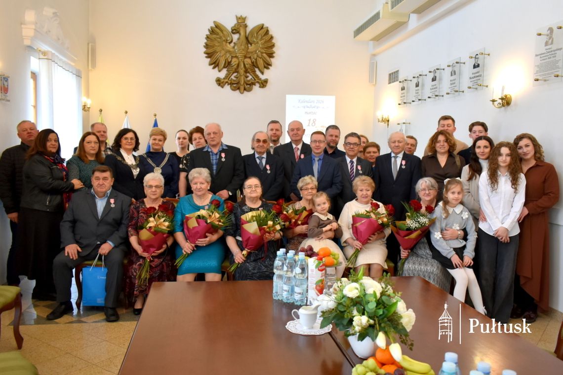 Złote Gody w Urzędzie Miejskim w Pułtusku