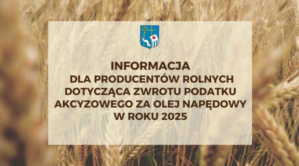 Zwrot podatku akcyzowego za olej napędowy