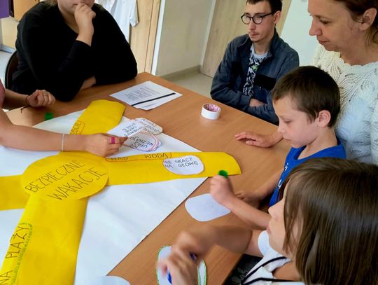 Zajęcia edukacyjne pt. „Bezpieczne wakacje"