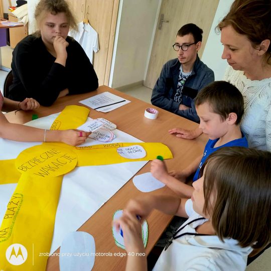 Zajęcia edukacyjne pt. „Bezpieczne wakacje"