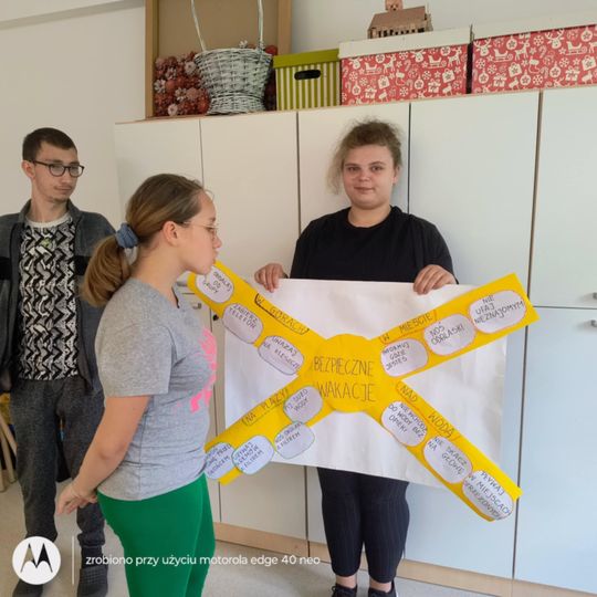 Zajęcia edukacyjne pt. „Bezpieczne wakacje"