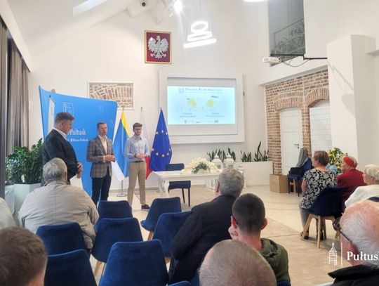 Ruszyły warsztaty w ramach projektu „Miejski plan adaptacji do zmian klimatu dla miasta Pułtusk”.