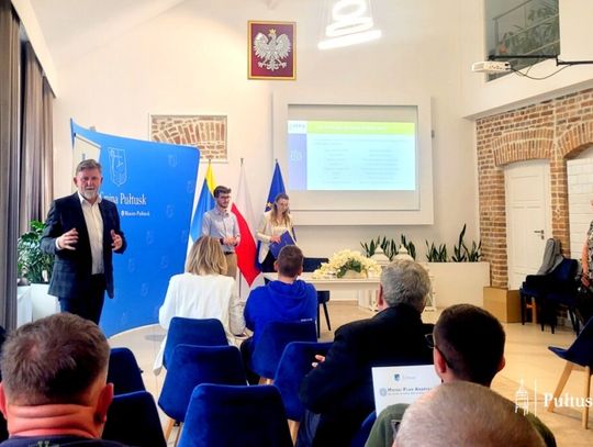 Ruszyły warsztaty w ramach projektu „Miejski plan adaptacji do zmian klimatu dla miasta Pułtusk”.