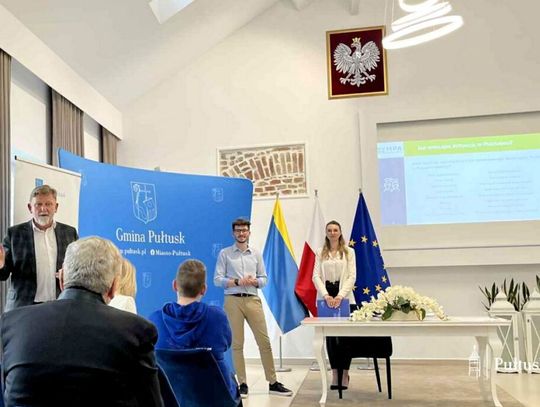 Ruszyły warsztaty w ramach projektu „Miejski plan adaptacji do zmian klimatu dla miasta Pułtusk”.
