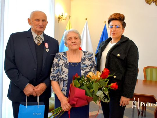Kolejne małżeńskie jubileusze w Urzędzie Miejskim w Pułtusku